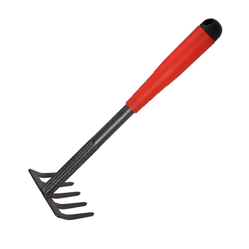 K718G Professional Carbon Steel 5-Tine Garden Hand Cultivator | Sunwell Tools