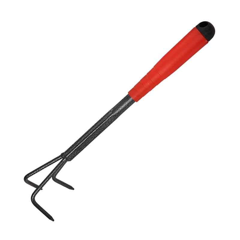 K718D Professional Carbon Steel 2-Tine Garden Hand Fork 16.5" | Sunwell Tools