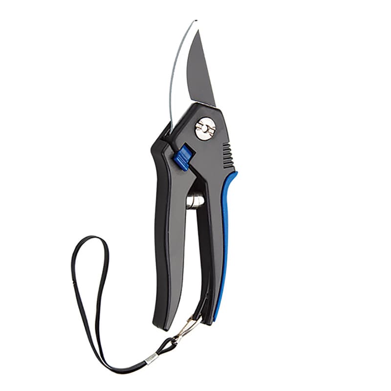 HC021 Professional High Carbon Steel Pruning Shear 8" with Wrist Strap | Sunwell Tools