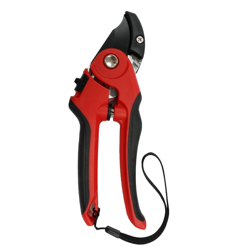 HC207 Pruning Shear 8" | SK5 HRC54 Ilaflon Coated, Anti-Rust, Wrist Strap | Sunwellco Tools