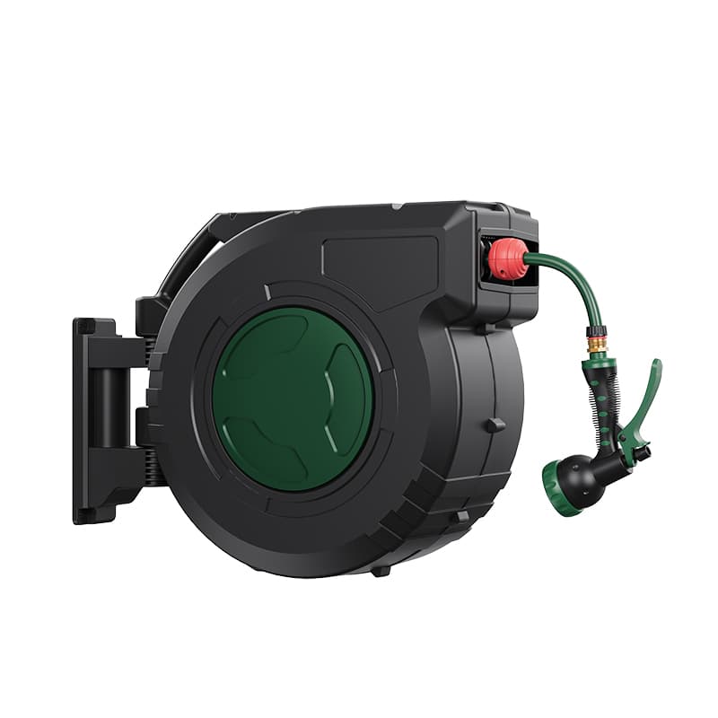 HR033-1/2 Retractable Water Hose Reel 30m | 1/2" PVC Hose, 8 Bar | Sunwellco Tools