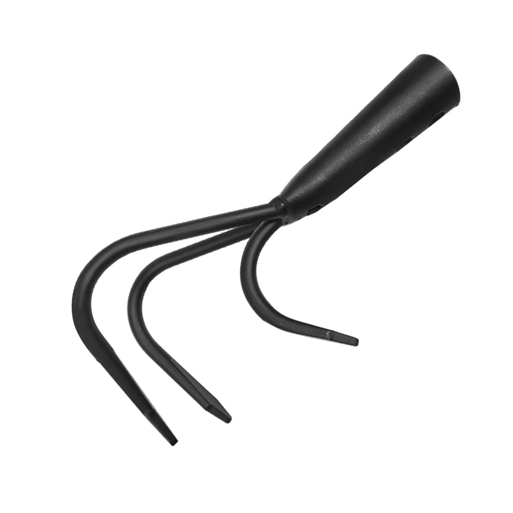 MST065 Garden Rake Head 3-Tine C45 Steel 26cm Lightweight Custom Logo | Sunwell Tools