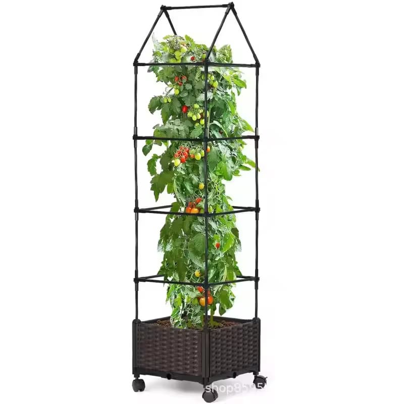 SJ005 Outdoor Raised Garden Box PP+PE Plastic 40x170cm Custom Logo OEM | Sunwell Tools